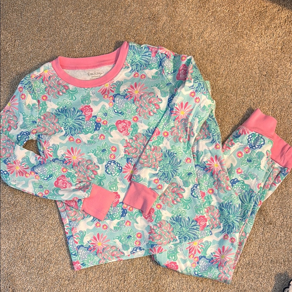 Lilly Pulitzer Unicorn Kids Pajamas